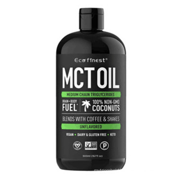 Private Label Organic Food Grade Coconut MCT Oil In Bulk